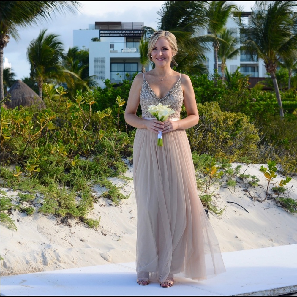 BHLDN Beaded Gown
